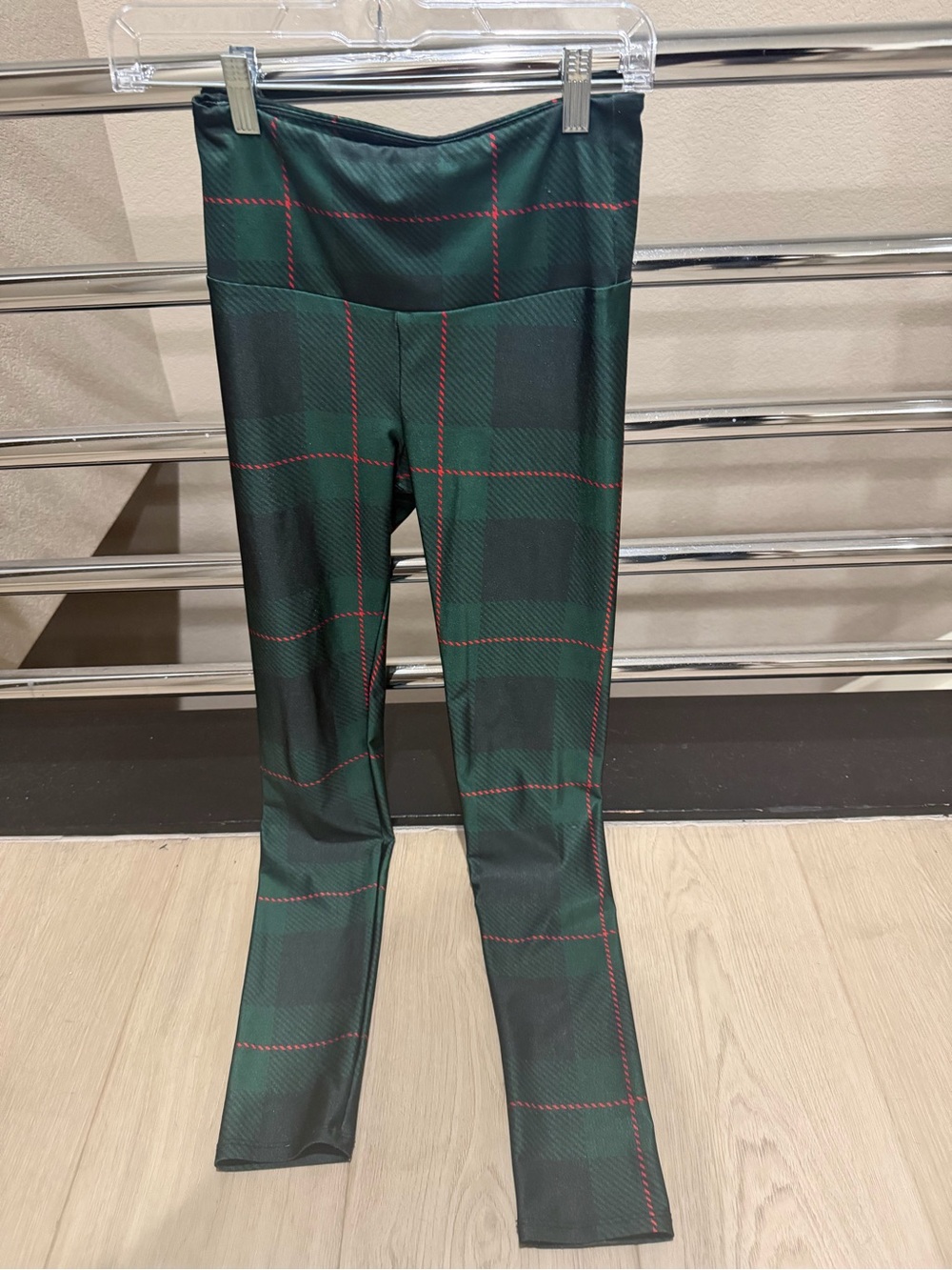 GoldSheep Women’s Holiday plaid leggings